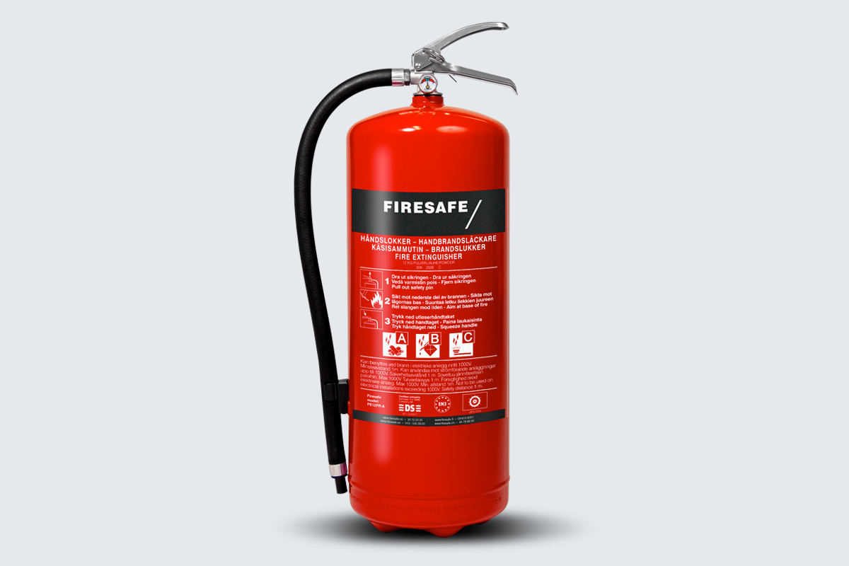 Firesafe jauhesammutin 12 kg PE12FR-A
