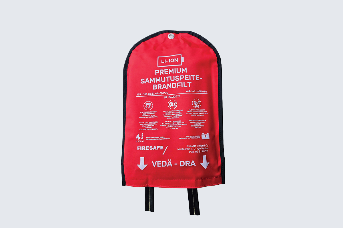 16314Li Firesafe sammutuspeite akkupaloille